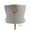 Gold-Grey, variant on Bar Stools Set of 4, Adjustable Velvet Counter Bar Stools with Botton Tufted Back Swivel Upholstered Comfy Chairs Lion Head Pull Ring Gold Base for Kitchen Island, Dining Room, Cream