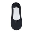 thumbnail image 3 of 5 Pairs Ice Silk No-Show Socks for Men, Ultra-Thin Breathable Liners with Cotton Sole & Non-Slip Grip for Summer Loafers & Sneakers Dark Gray, 3 of 4