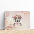 thumbnail image 3 of Happy Mother's Day Pitbull with Flower Crown and Greeting Card Horizontal Matte Canvas Poster Terrier Dog Lover Wall Art Home Decor - 13004, 3 of 5