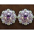 thumbnail image 2 of 8 Hilason Western Berry Conchos Glass Rhinestones Bling 1.5" Tack cowgirl, 2 of 4
