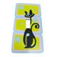 thumbnail image 3 of Placa de pared para interruptor de palanca, moderna y bonita, cubierta de repuesto para interruptor de luz Amarillo, 3 of 9
