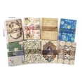 thumbnail image 2 of 100pcs Lightweight Paper Material Paper, 6.89inch(6.9In)*4.72inch(4.7In) Space Planet Retro Hand Letter Art Oil Painting Collage Hand Account Decoration, 2 of 5