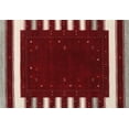 thumbnail image 1 of Ahgly Company Machine Washable Indoor Rectangle Contemporary Crimson Red Area Rugs, 7' x 10', 1 of 7