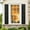 Black, 14"x63", variant on Resenkos Square Faux Window Panel, Durable, All-Weather Decor for Instant Architectural Character, 14"x63", Black