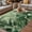 Green, variant on Palm Leaves Tropical Outdoor Rug for Patio/Deck/Porch, Non-Slip Large Area Rug 3 x 5 Ft, Green Botanical Summer Indoor Outdoor Rugs Washable Area Rugs, Reversible Camping Rug Carpet Runner