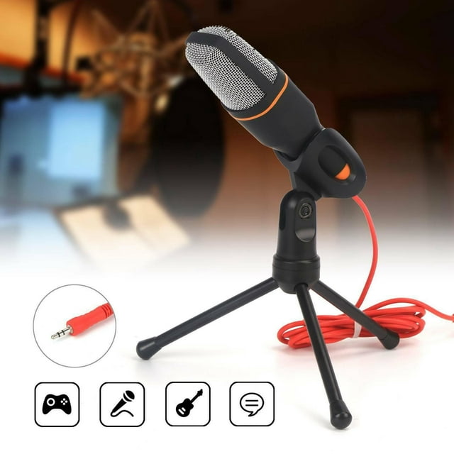 Micrófono CUTICAT de condensador plug de 3,5 mm para computadora grabación
