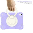 thumbnail image 6 of Allytech iPad 10th Generation Case 10.9" 2022, Rugged Protective Shockproof with Shoulder Strap Rotating Stand Three Layes Case Cover for Apple iPad 10th Gen 10.9" - Purple, 6 of 9
