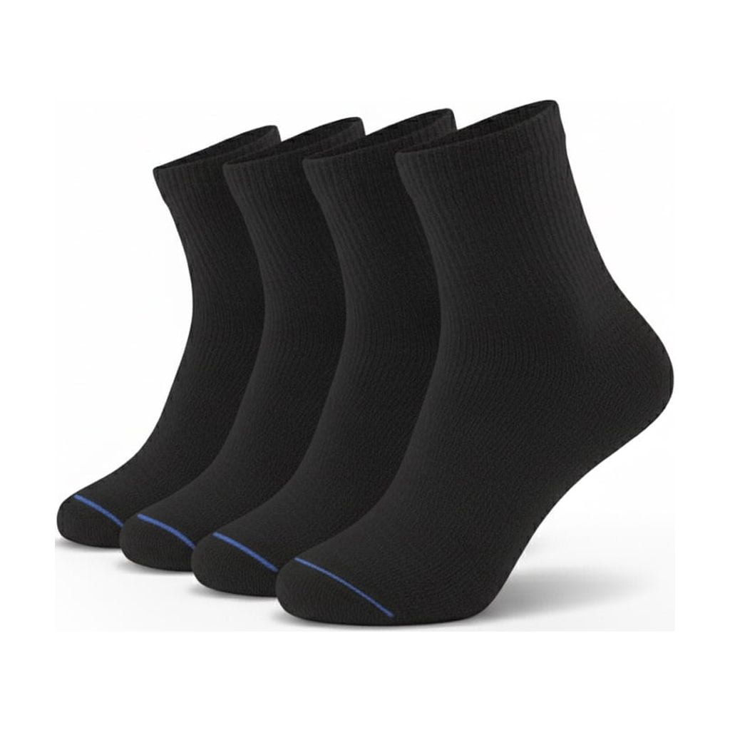 Comfello Circulatory Diabetic Ankle Socks for Men & Women – Non-Binding, Extra Wide Moisture Wicking Cotton Socks 12-Pack