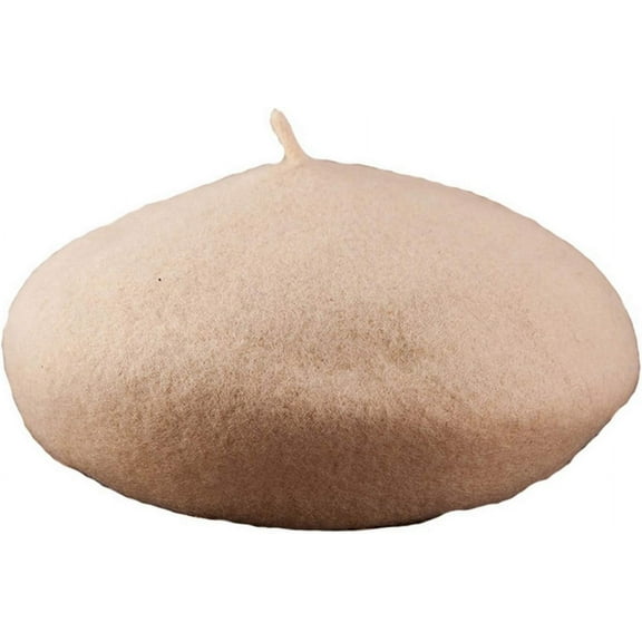 YooGuoGuo Women Wool Beret Hat French Artist Solid Color Beanie Cap