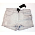 thumbnail image 2 of GESTUZ Denim JEANS Shorts LIGHT GREY Slight DISTRESS 4-Pocket DULLE ( 30 ), 2 of 2