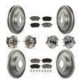 thumbnail image 1 of Transit Auto Front Rear Hub Bearings Assembly Coated Disc Brake Rotors and Ceramic Pads Kit (10Pc) for Car 2016-2018 Mazda 6 - Left Right Side (Driver Passenger) KBB-121003, 1 of 11