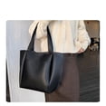 thumbnail image 2 of Rushawy Large Tote Bag Spacious Interior Faux Leather Tote Bag Fashionable Handbag for Moms, Shopping, Travel, School, 2 of 5