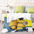 thumbnail image 4 of Minions anti-pilling, suave, ligera, esponjosa y acogedora de lujo para hogar y cocina – Perfecta para niños y adultos,130X150cm, 4 of 6