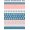 Blue, Pattern 16, variant on ODIKA 4'x6' Navy Geometric Abstract Design Washable Area Rug Modern Symmetrical Shapes with Bold for Bedroom, Reading Nook, Pet Friendly & Non-Shedding