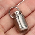 thumbnail image 4 of Keychain Pill Container, Small Pill Case Portable Alloy Medicine Holder Waterproof Warehouse Mini Pill Storage Bottle Food Pills Tea Candy Organizer Cans for Outdoor Camping, 4 of 7