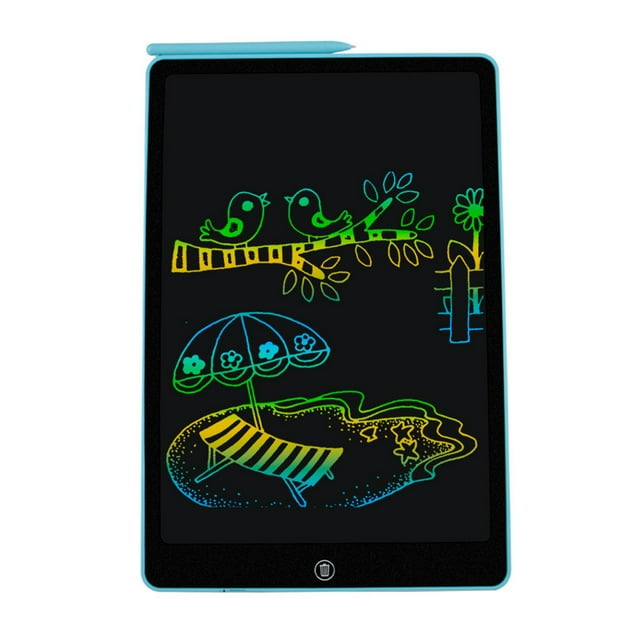 16 Inch LCD Drawing Board for Kids, Pressure Sensing Technology, 1 Button Lock and Erase Functions, Reusable Screen, , Interactive Parent Child Activities, Easy Pen Storage with