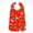 Red, variant on kladzum Elderly Adult Dining Bib Waterproof and Oil-proof, Adult Bib for Women Men, Portable Three-dimensional Detachable Dining Bib Enlarged Upper Body Apron
