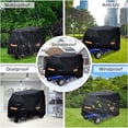 thumbnail image 5 of WIKCOVER Upgraded Electric Scooter Storage Cover, 420D Heavy-Duty Oxford Fabric, Waterproof & UV-Resistant, 3 Snap Buttons, 48.8 x 23 x 38.98 in, 5 of 5