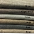 thumbnail image 4 of Gulfport Faux Linen Blackout Weave Grommet Window Curtain Panels (Single Panel)- 52x108 - Gray, 4 of 4