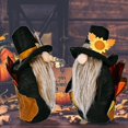 thumbnail image 3 of Thanksgiving Plush Gnome, Fall Plush Elf Doll Ornament, Large Handmade Elf Figurine Decor For Thanksgiving Autumn Desktop Ornament1pcsblack, 3 of 5