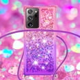 thumbnail image 4 of Funda para Samsung Galaxy Note 20 Ultra 5G Brillantina Líquida Divertida Reluciente y con Cristales en Movimiento Cuerpo Cruzado con Cordón Ajustable, 4 of 5