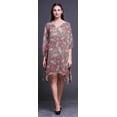 thumbnail image 2 of Bimba Robe de Plage Courte pour Femmes Kaftan de Plage Bikini Coverup Midi-TG-3X, 2 of 5