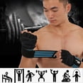 thumbnail image 2 of Guantes de fitness XL azules con diseño de medio dedo para un mejor agarre en deportes y entrenamiento en el gimnasio, 2 of 8