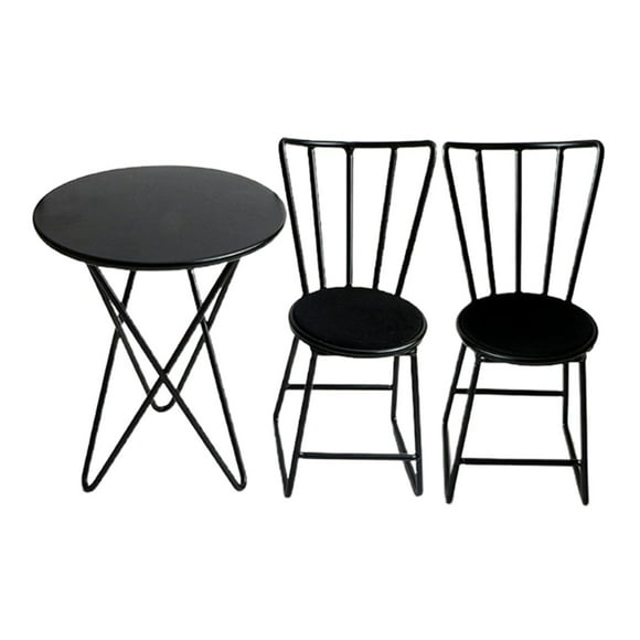 Metal Garden Table and Chairs Set Accessory Gift Kids