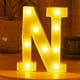 thumbnail image 1 of Xihbxyly Luces Led con Alfabeto, Diseño de Mensaje Personalizable, Bombillas Led Brillantes de Bajo Consumo, Fácil Instalación En Paredes o Ventanas, Decoración para Fiestas y Bodas, Funciona con Pil, 1 of 4