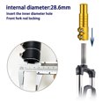 thumbnail image 4 of Extensor de vástago de horquilla de bicicleta, adaptador elevador de manillar de bicicleta, adaptador de cabeza de aleación de aluminio, para bicicleta de montaña, bicicleta de carretera, MTB, 4 of 5