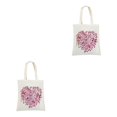 thumbnail image 3 of Wosthever Bolso de lona para pintar, bolso de compras, mano de obra fina, accesorios multiusos para mujer, bolsos de punto para mujer al aire 009-28.*35 2piezas, 3 of 4