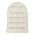 thumbnail image 2 of Sorra Home  Indoor Soft Chunky Corduroy Egg Chair Replacement Cushion (Cushion Only) 44 in x 27 in x 4 in - Becklee Ivory, 2 of 5