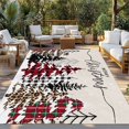 thumbnail image 3 of Fsddascl Rustic Christmas Tree Outdoor Rug for Patio/Deck/Porch, Non-Slip Large Area Rug 4 x 6 Ft, Winter Xmas Tree Snowflake Indoor Outdoor Rugs Washable Area Rugs, Reversible Camping Rug Carpet, 3 of 5