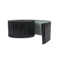 thumbnail image 3 of 4W Landscape Edging, 6-in x 20-ft, Flexible Corrugated Lawn Border, Galvanized Steel, Black, 3 of 9