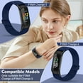 thumbnail image 6 of KBYKO 10 Pack Elastic Nylon Watch Bands Compatible with Charge 6 Bands/Charge 5 Bands, Soft Adjustable Sport Wristband for Charge 6 /Charge 5 Women Men, 6 of 7