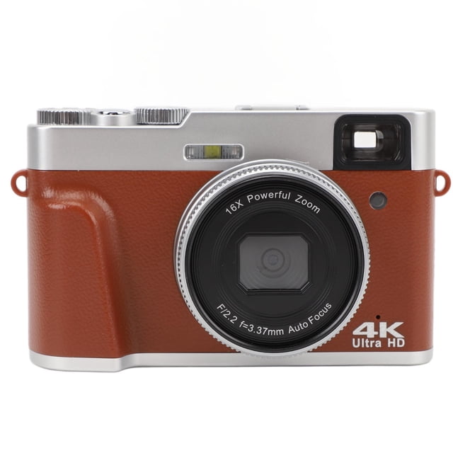 Cámara Digital 4K para Fotografía, Cámara de Vlogging Retro Confocque Autico de 48MP para YouTube, Cámara de Vije Compacta Con Pantalla de 2,8 "Con Antivibración.