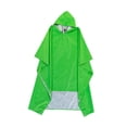 thumbnail image 4 of Milaget Poncho de Pluie à Capuche Imperméable Léger pour Voyage Randonnée Activités Extérieures Vert Vif, 4 of 9