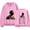 Pink, variant on Arijit Singh Sportswear trendy pattern men's and women's fashionable long sleeved round neck pullover