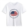 thumbnail image 4 of Taqqpue Kid 4th of July T-Shirts Boys Girls American Flag Shirt Patriotic Top Short Sleeve Crew Neck Tees for Girls Boys 2-13 Years, 4 of 4