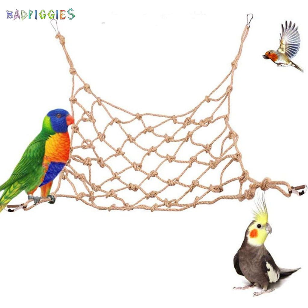 Parrot Bird Toy Climbing Net Jungle Fever Rope Small Animals Swing Ladder Toys 