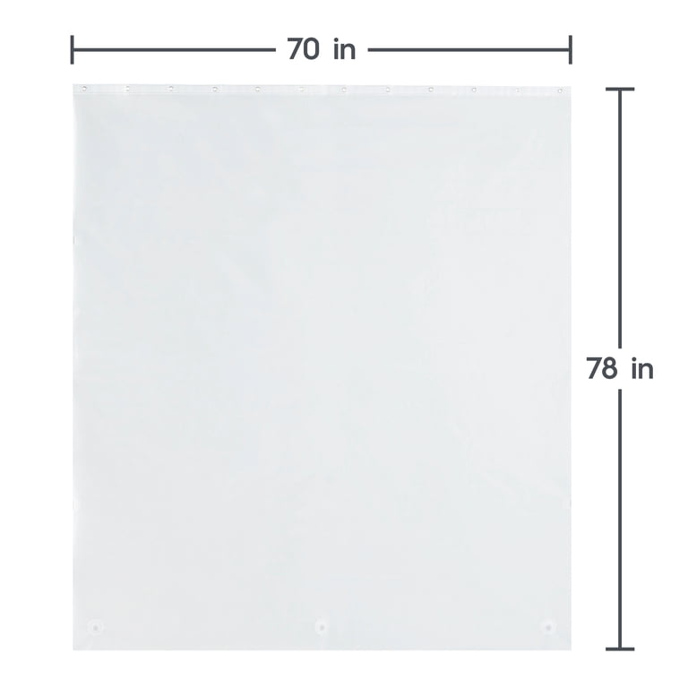 Better Homes & Gardens Extra Long PEVA Shower Liner photo 8