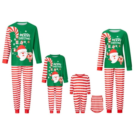 

Meihuid Reindeer Christmas Family Matching Pajama for Family Size Baby-Kids-Adult