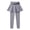 Gray, variant on Huanglei Girls' Sports Pants For Kids | Stretch Knit Joggers For And Summer Activity Leggings With Skirt Overlay For Girls ï¼Back To Skirted Leggings /Size 5-6 Years(Black)