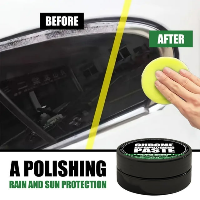 Pasta de reparación de metal para puertas y ventanas de automóviles | Compuesto de pulido y reacondicionamiento de metales | Strong Bond para piezas de acero, aluminio y chapado | Versátil, duradero