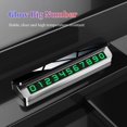 thumbnail image 1 of 1pcs Aluminum Car Temporary Parking Card Car Park Stop Sticker Display Car Phone Number Card Telephone Number Plate Universal01Russian Federation He Qiyong unisex, 1 of 1