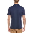 thumbnail image 2 of Peter Millar mens  Soul Performance Mesh Polo Shirt, XXL, Blue, 2 of 3