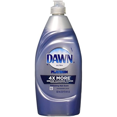 Dawn Platinum Power Clean Refreshing Rain Scent Dishwashing Liquid 18 Oz Twin Pack