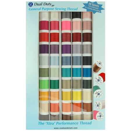 Coats Dual Duty XP General Purpose Thread Assortment-50/Pkg