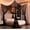 Black/Mable Leaves, variant on Black Bed Canopy for Full/Queen/King, Gothic Mosquito Net Drapes for Indoor/Outdoor, Halloween Decor, Easy Install