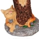 thumbnail image 3 of Cat Bird Bath Statue Durable Resin Bird Bath Bowl Exquisite Decorative Bird Feeding Statue for Courtyard Balcony, 3 of 3
